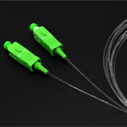 Speedoptic - Cavo fibra ottica Transparente Invisible Compatibile con TIM Fibra, Vodafone Fibra, Wind Fibra e Tre Fibra - SC/APC a SC/APC - Prolunga giarretiere