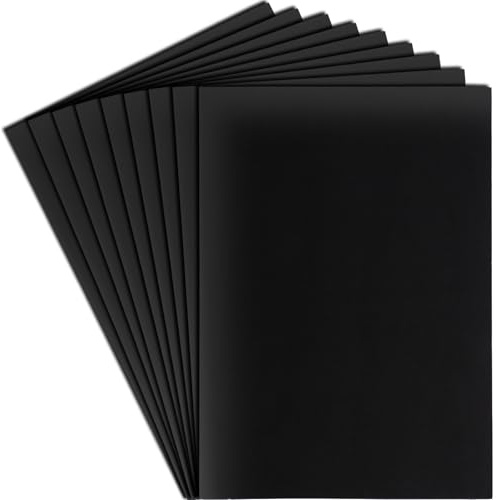 ASelected 24PCS EVA Foam Sheets, A4 Foam Board, 210 x 297 mm Foam Sheets, 2 mm Foam Sheet for Model Making, Mounting Photos, Presentations, Arts and Crafts Projects, Black