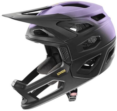 uvex Revolt Fahrradhelm, Lilac-Black matt, 58-61 cm | individuelle Größenanpassung - optimierte Belüftung
