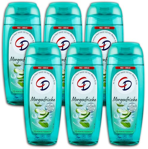 6 er Pack CD Morgenfrische Duschgel Shower Gel 6 x 300 ml