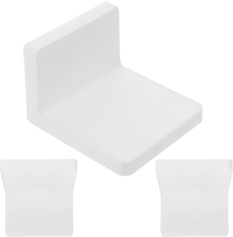 Zerodeko Wall-mounted Plastic Plant Shelf for Indoor Flower Pots and Perfumes Strong Load-bearing Capacity, White Adhesive No-drill Floating Rack for Storage and Display