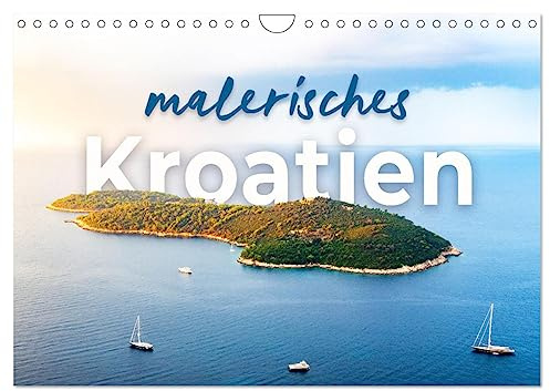 Malerisches Kroatien (Wandkalender 2026 DIN A4 quer), CALVENDO Monatskalender: Das idyllische Urlaubsland hautnah. (CALVENDO Orte)