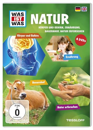 Was Ist Was DVD Natur. Körper und Gehirn, Ernährung, Bauernhof, Natur erforschen