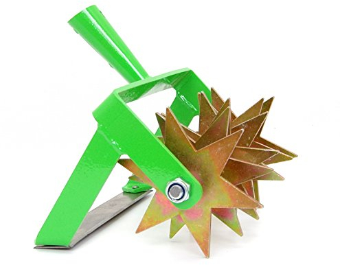 POKM Toolsmarket GmbH Cultivator Fraiseuse à étoile, collecteur de sol, hachoir à rouler, couteau à désherber BR : 20 cm, 6 étoiles TMX