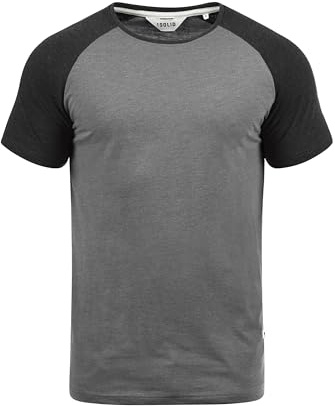 !Solid SDBastian Herren T-Shirt Kurzarm Shirt, 2XL, Grey Melange (8236)