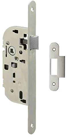 Metalux - METALUX série 261 - Serrure à encastrer Réversible sans démontage avec Gâche Porte intérieur Porte de Bureau Porte cuisine