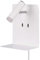 Trio Leuchten LED Wandleuchte Element 222570231, Metall Weiß Matt, 1 x 3 Watt LED, USB Ladebuchse