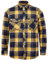 J.VER Chemises Homme en Flanelle Chemises Casual à Carreaux Manches Longues Chemise Chaude de Bucheron Regular Fit Jaune XXL