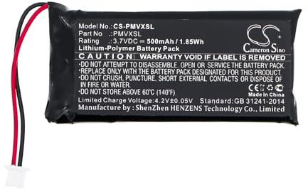 TECHTEK Battery 500mAh compatible with [IBM] C3, for [Palm] LE, Nii, V, Viix, Vx replaces FBA