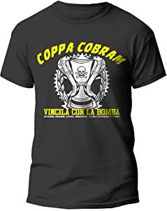 Tshirt Fantozzi Coppa Cobram Gara Ciclismo - Vincila con la Bomba - Tshirt Divertente Uomo - Tshirt Idea Regalo - Tshirt Divertenti Regalo