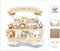 Taufgeschenke für Jungen Mädchen Patenkind, Karte Taufe mit Umschlag aus Kraftpapier,Taufkarten mit Sticker Deko,Glückwunschkarten zur Taufe Arche Noah Geburt,Personalisiert Geschenk Taufe Klappkarte