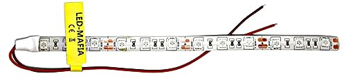 LED Stripe Streifen 24V 1m 5m 10m rot blau kaltweiß warmweiß weiß grün Kabel Beleuchtung (kaltweiß, 1)