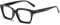 Hubeye Großem Lesebrille für Damen Herren Modisch Schwarz Quadratische Rahmen Anti-Blaulicht Brillen Lesehilfe mit Brillenholster 1.75