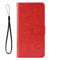 TUUNKMUY Lederhülle für Fairphone 5 Flip Hülle, Wallet Case Handyhülle Handytasche Book PU Leder Tasche Flipcase Kartensteckplätzen Ständer Brieftasche Schutzhülle für Fairphone 5 rot