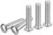 DTGN 3/8-16x1-3/4 Vis à Tête Cylindrique à Six Pans Creux 15 Pièces Convient pour les Machines Acier Inoxydable 304 18/8 Fixations UNC à Filetage Complet à Entraînement Hexagonal