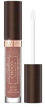 Eveline Cosmetics Choco Glamour Veganer Lippenstift mit Vitamin E, Jojobaöl & Sheabutter - Nährend & Feuchtigkeitsspendend für verführerische Lippen - Erhältlich in 3 satten Nuancen