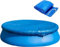 Rund Pool Abdeckplane 244cm - Schwimmbad Poolabdeckung - Round Swimming Pool Cover - Abdeckplane Plane Schutzplane Winddicht Regenfest Staubdicht,Blau