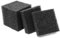 VIALIA 6X Filterschwamm Aquarium Aktivkohle kompatibel mit Juwel Compact BioFlow 3.0/ M, 95 x 95 x 25 mm, Aquarium Schwämme