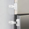 Molain 2 cerraduras de refrigerador a prueba de niños, bloqueo de puerta de refrigerador/refrigerador/congelador, bloqueo automático mientras cierra la puerta, no requiere herramientas y fácil