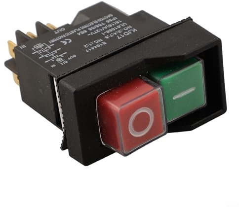 ZYNCUE Table Saw Switch for DeWalt Table Saw Spare Parts, Replacement On/Off Switch for Table Saws DWE7485 DWE7491RS, Black Plastic Power Tool Accessory
