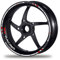PROFILETEC.COM FELGENRANDAUFKLEBER passend für Yamaha MT-125 Moto GP Style Felgenaufkleber (Motiv 1)