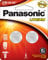 Panasonic CR1616 Lot de 2 piles bouton au lithium 3,0 V résistantes aux enfants, emballage basé sur des normes, lot de 2 piles