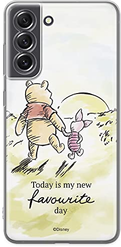 ERT GROUP Handyhülle für Samsung S21 FE Original und offiziell Lizenziertes Disney Muster Winnie The Pooh and Friends 012 optimal an die Form des Handy angepasst, hülle aus TPU