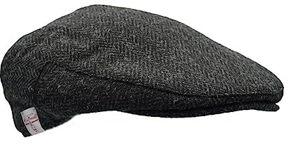 WALKER AND HAWKES Oakmoor - Schiebermütze aus Harris-Tweed - Country-Stil