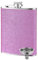 DHinkyoung Hip Flask 8oz for Women/Men, Minimalist Hip Flask Portable Whiskey Flask Leak Proof Pocket HIPS Flask for Climbing Camping Barbecue Bar Party Drinker (Purple)