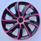 Radzierblende STIG EXTRA schwarz/pink 14 Zoll 4er Set