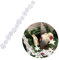 Oblique Unique® Schnee Girlande mit Schneeflocken als Hängedeko oder Tischdeko für Weihnachten Weihnachtsdeko Weiß
