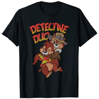 Disney Retro Chip n' Dale Rescue Rangers Detective Duo T-Shirt