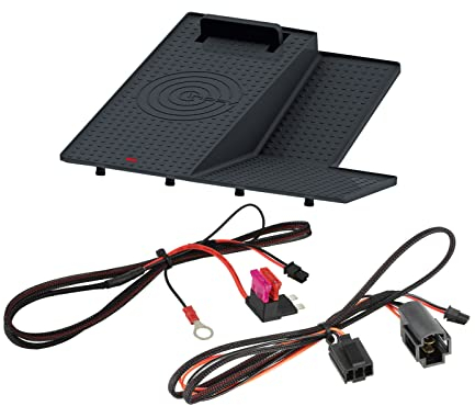 INBAY 10W Handyhalterung Auto Ablagefach Induktiv/Kabellos passend für VW Golf VII (AU) - Autohalterung Zubehör Innenraum - Qi