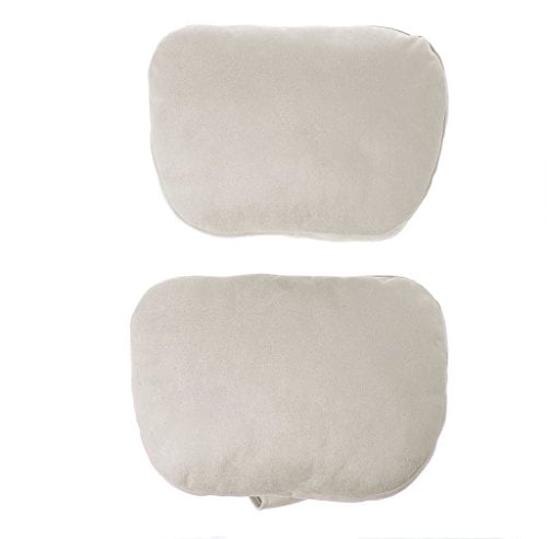 2 Stück Auto Nackenkissen,Kopfstütze Für Autositz,Auto Kopfstütze S-Klasse Ultra Soft Kissen (Beige)