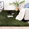 FRAAI | Home & Living Hochflor Teppich - Comfy Supreme Grün - Shaggy, Einfarbig - Modern, Skandinavisch - Wohnzimmer, Esszimmer, Schlafzimmer - Fellteppich - Carpet