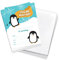 Coastal Palm Einladungskarten zum Geburtstag, Pinguin, 10 Stück, mit Umschlägen, für Jungen, Mädchen, Kinderparty (10 Karat) Design 1)