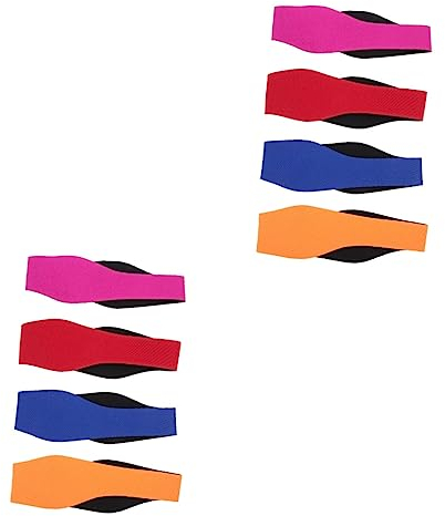 CLISPEED 8 Stk Schwimmendes Stirnband Schwimmstirnband Für Kinder Kopftuch Für Frauen Übungsstirnbänder Für Frauen Damen-stirnband Dusche Stirnband Ohr Sport Haarspülung Kleinkind Neopren