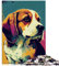 Puzzle Beagle Pop Art Hund Puzzles 1000 Teile für Erwachsene und Kinder ab 12 Jahren Papppuzzles Tolles Geschenk für Erwachsene Größe: 26 x 38 cm