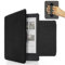 MyGadget Housse pour Kobo Clara Colour 2024 | Clara 2E 2022 - Etui Nylon Poignée élastique - Flip Case Tissu - Cover Noir