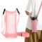 XPEX 1 Artikel Netz-Wasserflaschenhülle Trinkflasche Beutel Kessel Wasserflaschenhalter Langlebig Bottlehalter Bottel Carrier flaschenhalter fahrrad,fahrrad getränkehalter（Rosa）