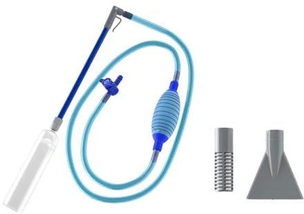 AWHAO Aquarium-Wasserwechsler, Vakuum-Kiesreiniger, Siphon-Staubsauger für schnellen Wasserwechsel, 2.6 Mio.
