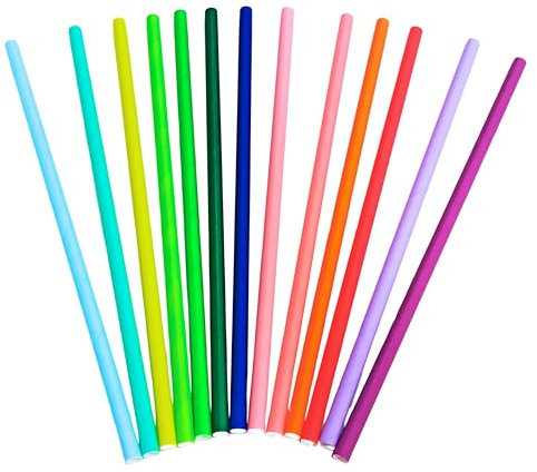 Multi-Coloured Party Straws Made of Paper x50 Pack-Colourful Paper Drinking Straws 100% Biodegradable & Compostable -Planet Friendly!Party Straws,Birthday,Wedding,Bridal,Baby Shower,Kids Party!