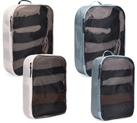 THULE Kleidersack Packing Cube Family Set Pond Gray/White grüngrau