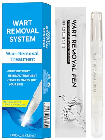 Sanfte Warzenentfernung für Körper (2.5ml) - Schnell wirkendes Serum mit Präzisionsbürstenkopf | Geeignet für gewöhnliche Warzen, Plantarwarzen, flache Warzen, Hühneraugen | Sanfte Formel, Reisegröße