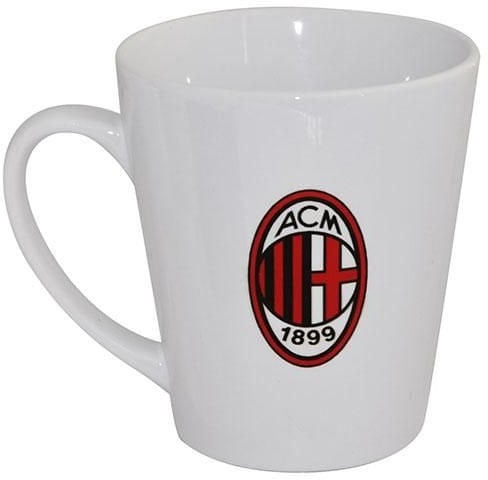 TAZZA CONICA CERAMICA MILAN PRODOTTO UFFICIALE IDEA REGALO ROSSONERI