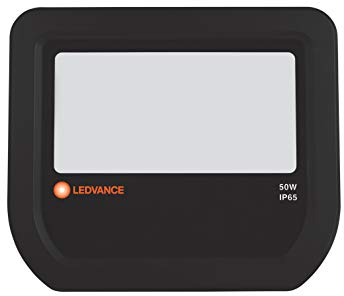LEDVANCE LED Fluter | Flutlicht-Leuchte für Außenanwendungen | Kaltweiß | 155,0 mm x 180,0 mm x 46,0 mm | FLOODLIGHT 50 Black