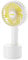 Unold 86630 Handventilator Breezy Swing White - Weiß, 4 Watt, 5-stufiger Geschwindigkeitsregelung, 120° Oszillation, bis zu 8 Std. Akkubetrieb, LED-Kontrollleuchte, inkl. USB- Ladekabel