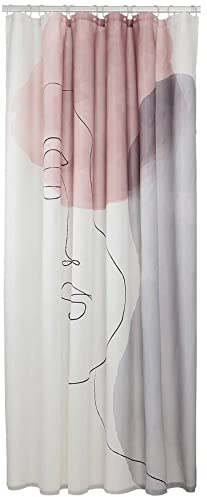 Sealskin Made Textil-Duschvorhang 180x200 cm, 100% Polyester, wasserabweisend, Multi