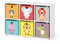 Vicco Kinderregal, Weiß, 107.2 x 72.6 cm mit 6 Faltboxen
