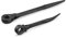 MAXPOWER 2PCS Low Profile Ratchet Scaffold Wrench Set, 7/8 Inch x 3/4 Inch Dual Socket Spud Ratchet, 17mm x 19mm Metric Spud Ratchet Scaffold Wrench